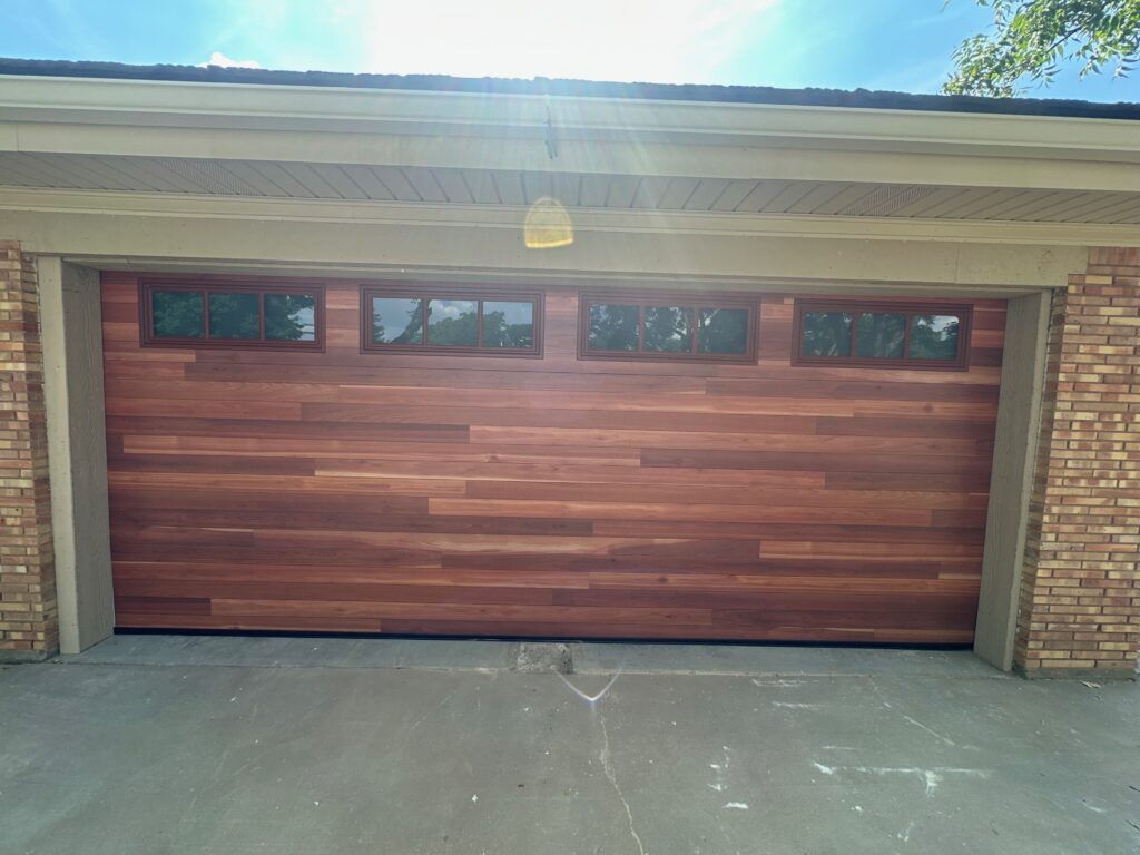 After garage door installation