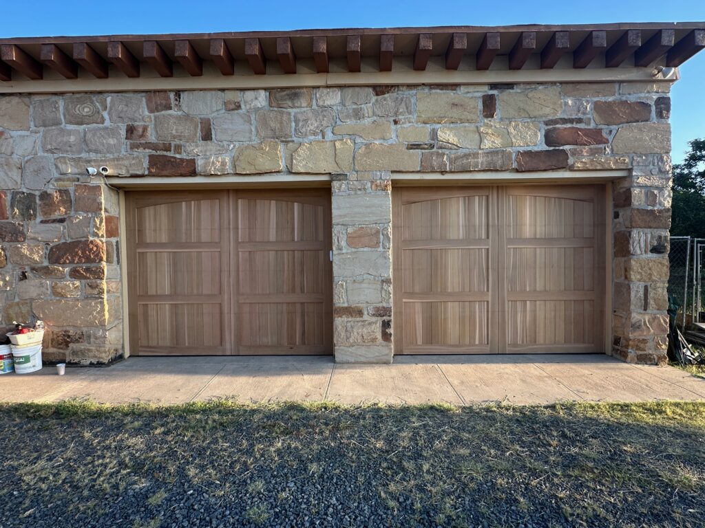 After garage door replacement