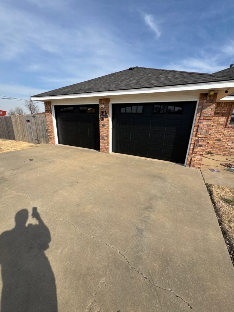 sleek new garage door installation near you in Panhandle, TX